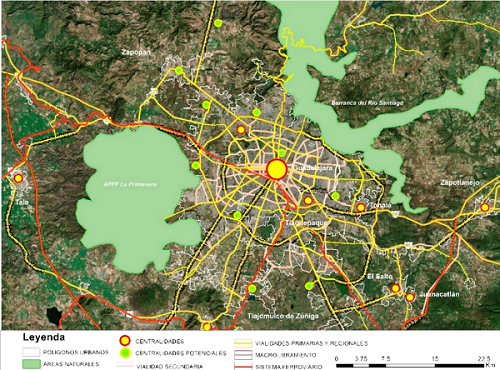 Elementos inductores y ordenadores del desarrollo urbano en el AMG 2015