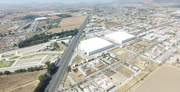 Vista aérea de la franja de transición rural-urbana en la periferia norte de Zapopan