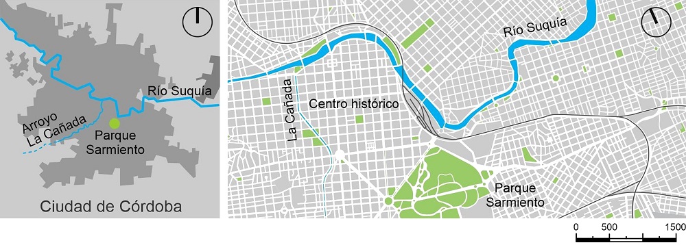 Mapas de localización de la zona de estudio