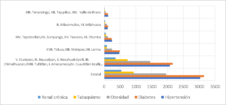 Estado de México COVID19 decesos y factores de riesgo agosto 2020