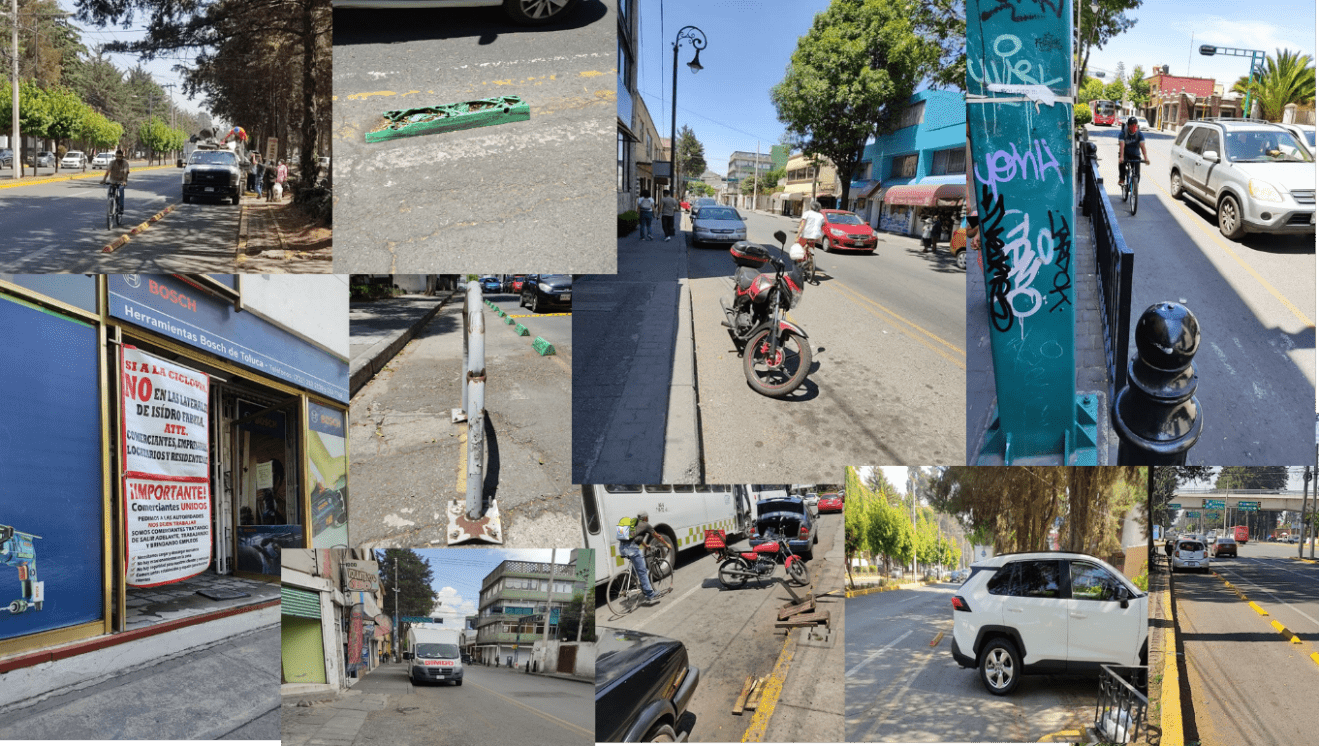 Obstáculos que enfrenta la movilidad no motorizada