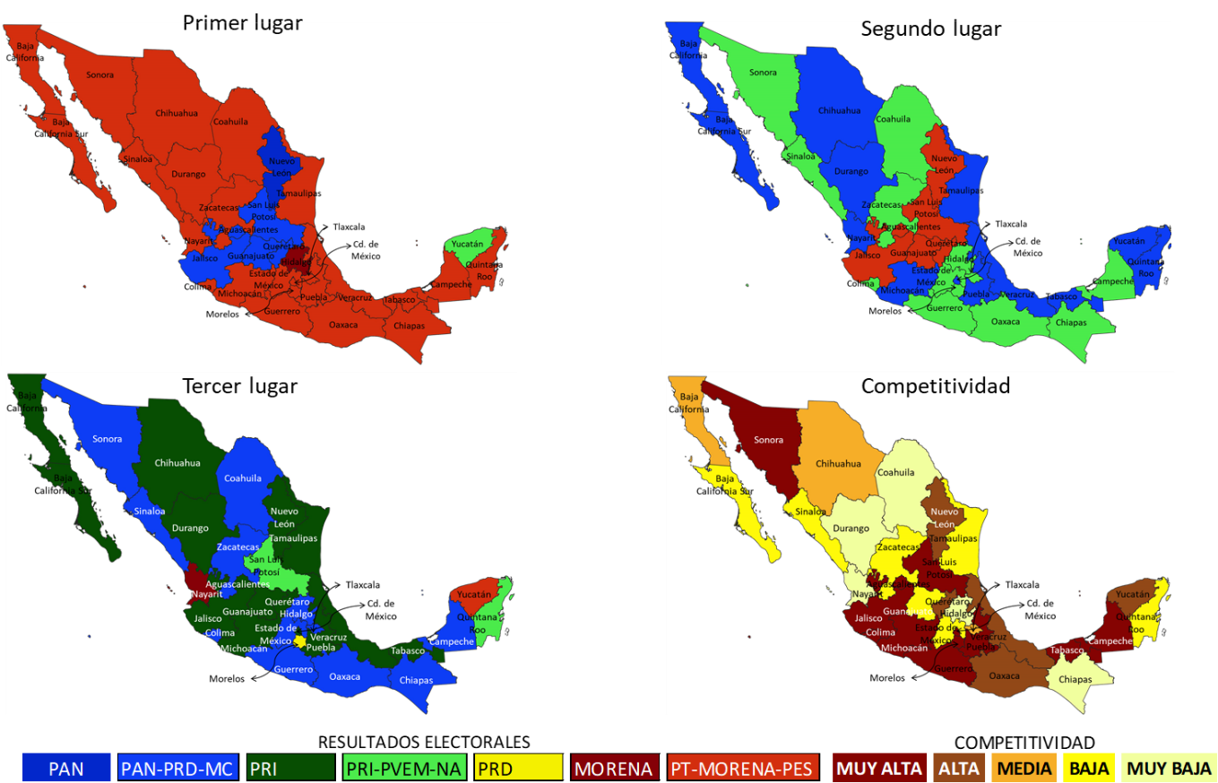 Elección de Diputado Federal 2018 por candidato