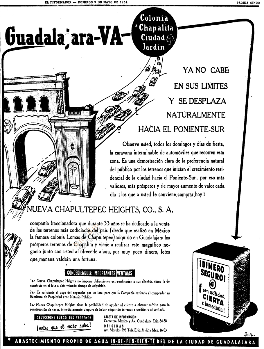 Promoción de nuevos fraccionamientos en Chapalita, Guadalajara