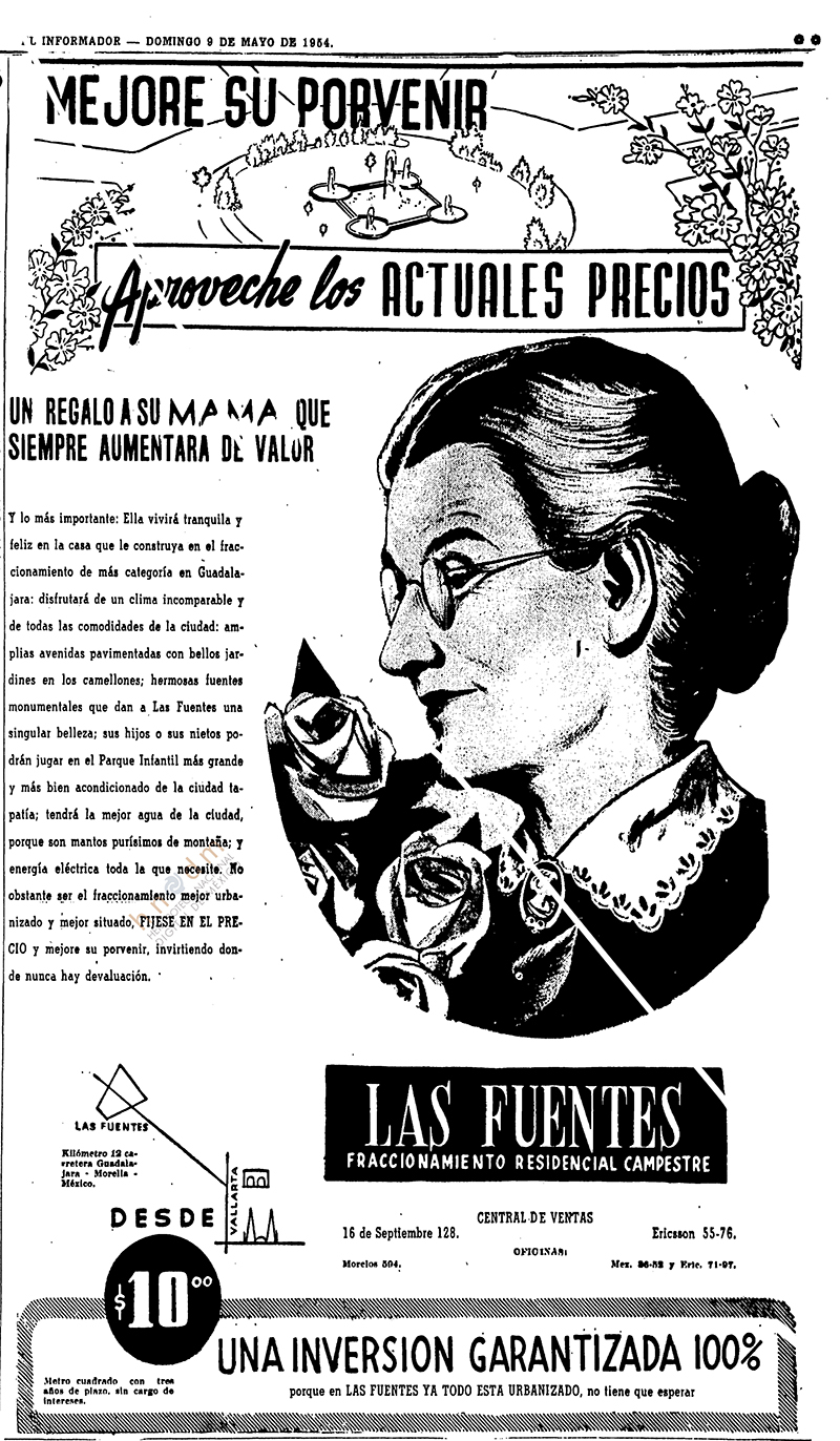 Promoción del fraccionamiento Las Fuentes, Guadalajara