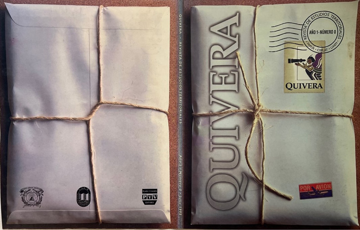 Portada del número cero Quivera Revista de Estudios Territoriales,1998