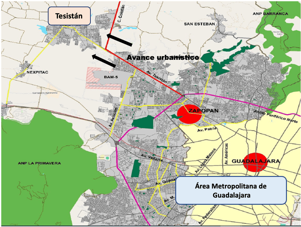 Expansión metropolitana en la zona noroeste